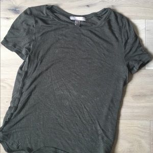 Hunter green T-shirt